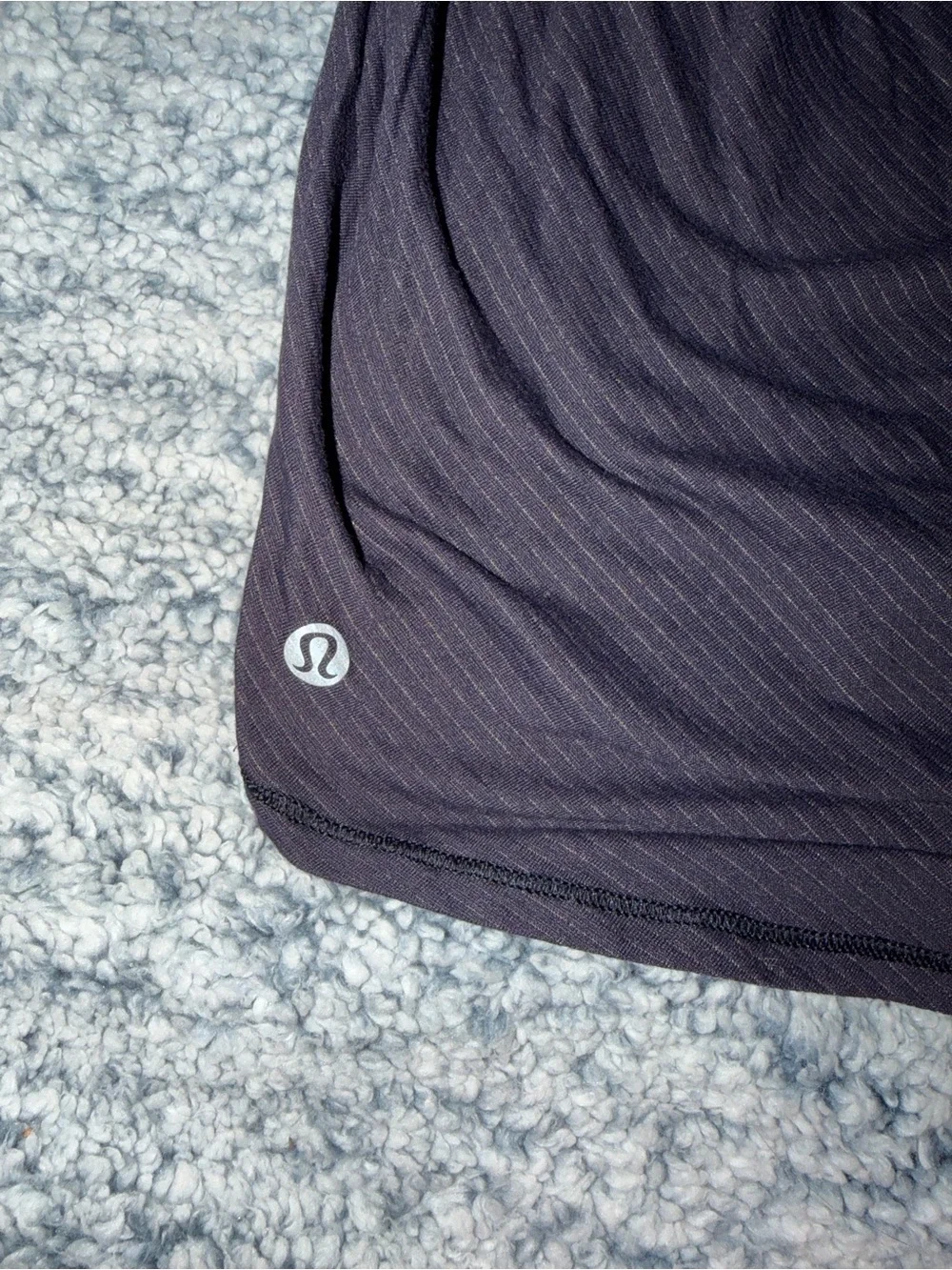 lululemon athletica Black Tank with Mint Strappy Back